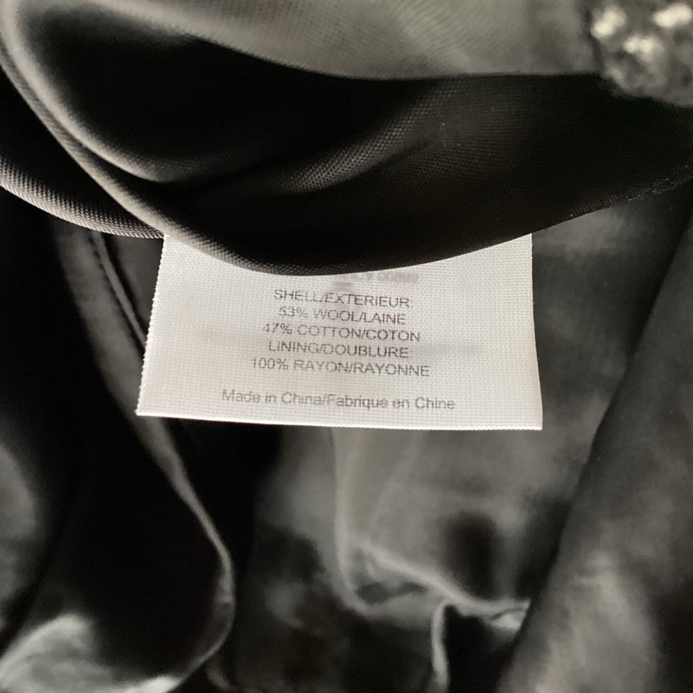 Tony Burch Black Herringbone Skirt - Picture 14 of 14